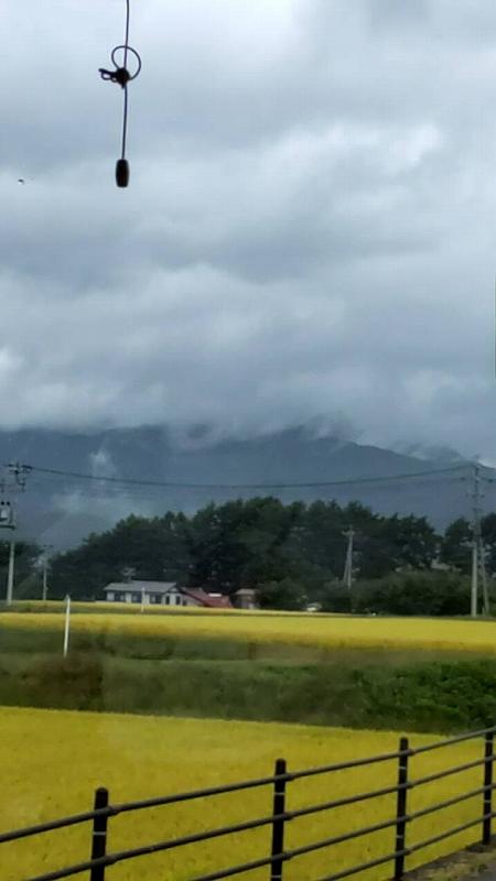 山の移動教室「バスの中」