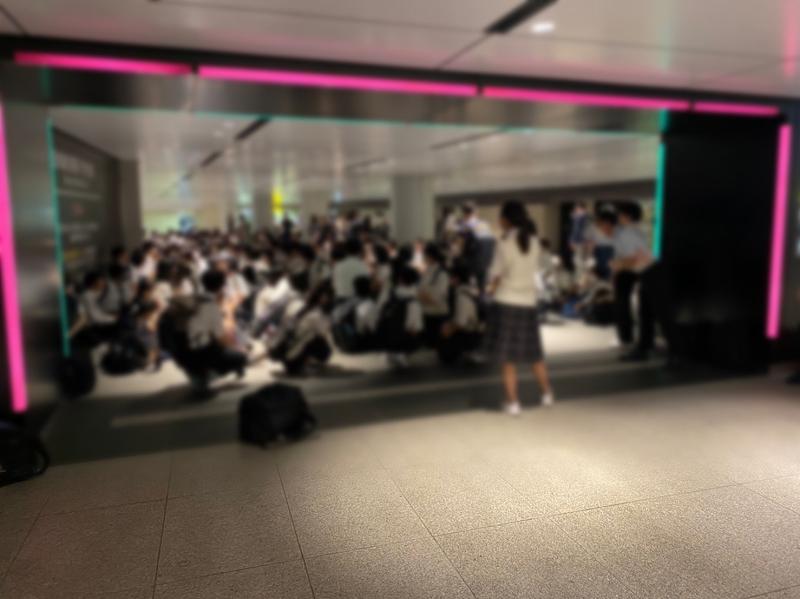 修学旅行「東京駅出発」