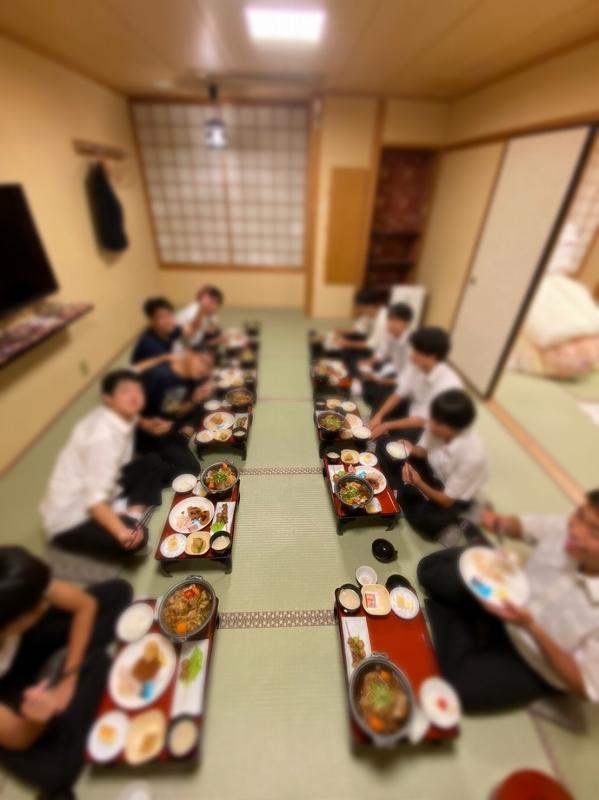 修学旅行「２日目夕食」