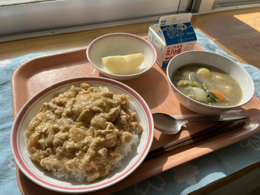 久し振りの給食