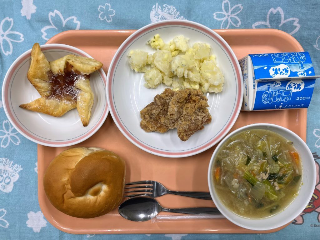 ２学期最後の給食