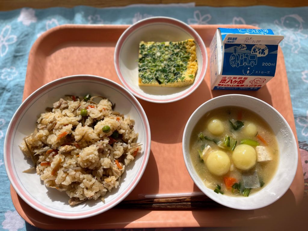 久しぶりの土曜給食