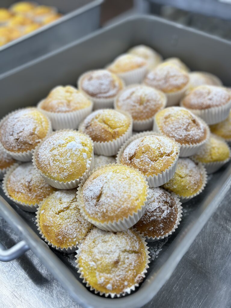 ふわふわマフィンの完成